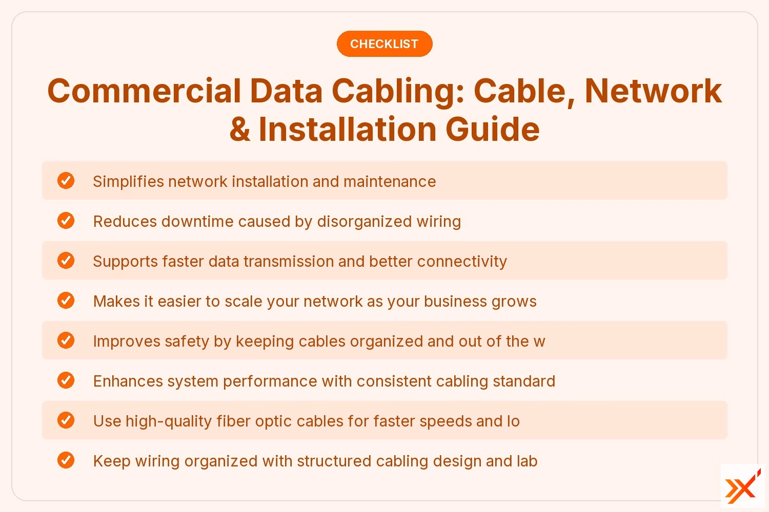 Commercial Data Cabling: Cable, Network & Installation Guide