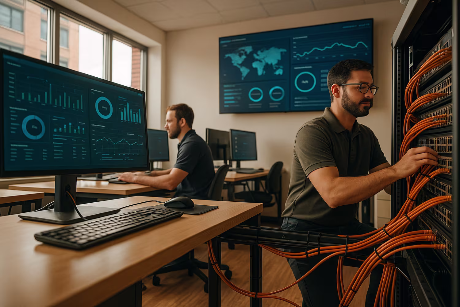 Managed IT network services office