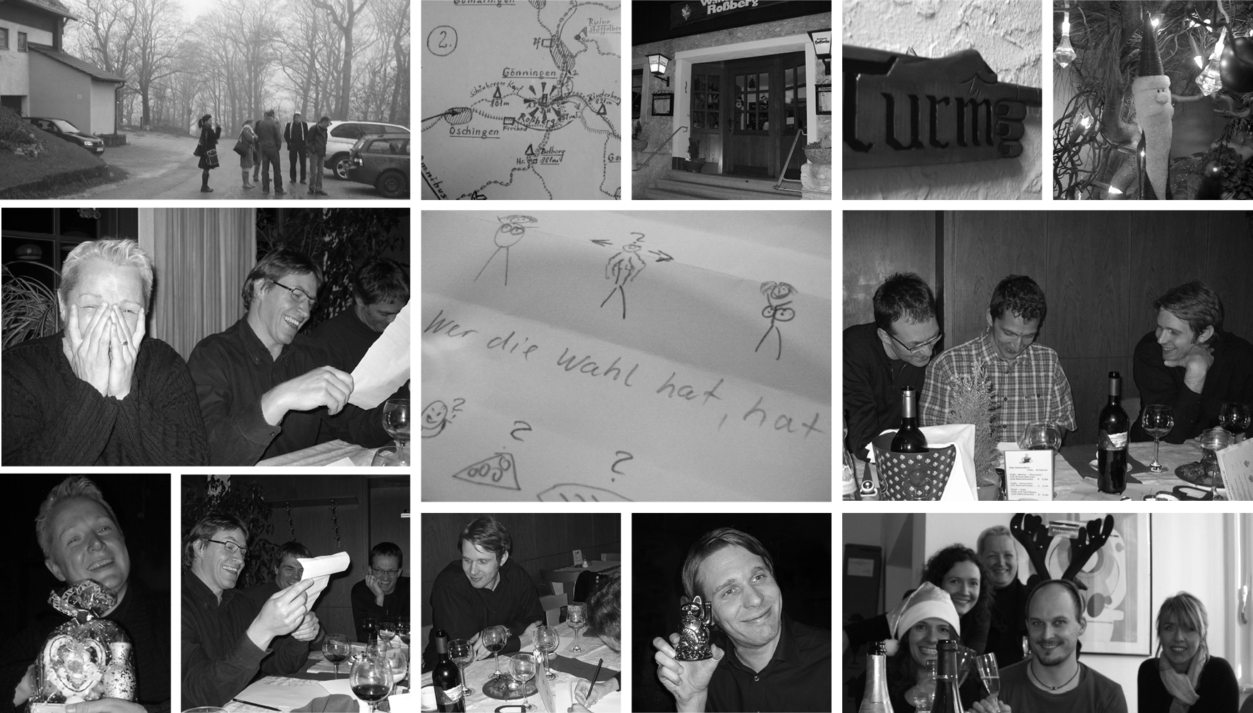 Weihnachtsfeier mit Tricon 2006: gemeinsames Feiern zum Jahresende.