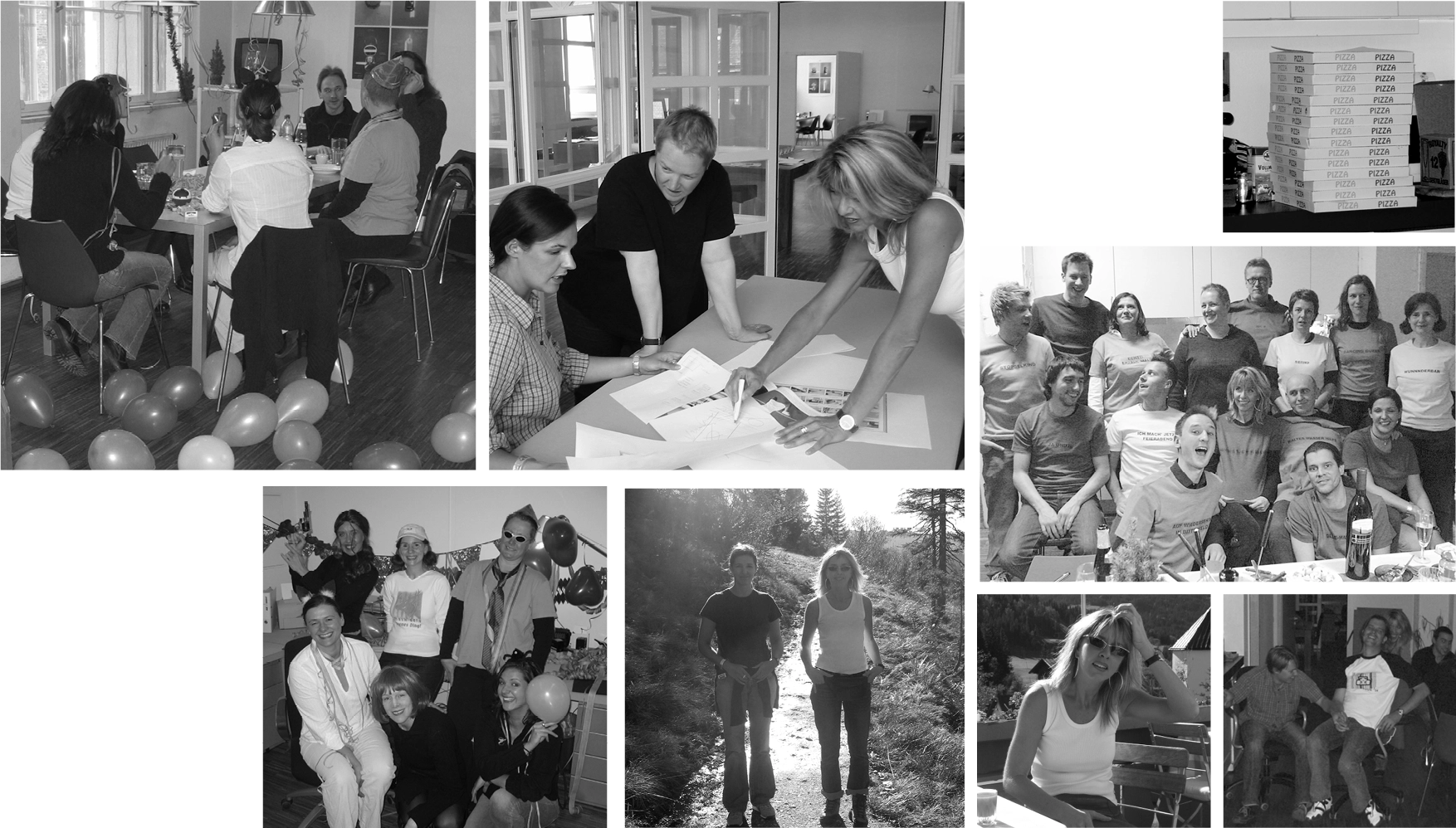 Fasching, Weihnachtsfeier und Agentur-Sit-in: Feiern im Büro statt 9-to-5-Alltag.