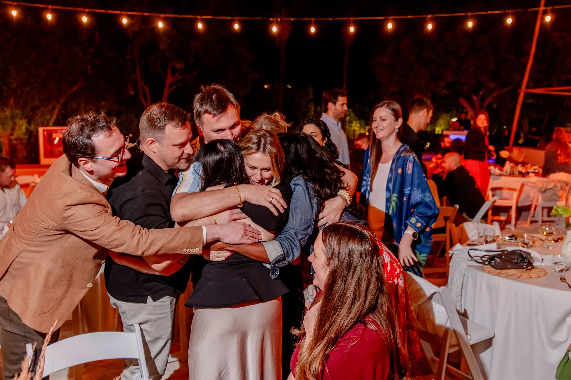 Workera team members socializing at the 2026 Cancun retreat