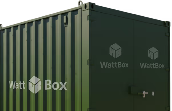 100A Three Phase WattBox container