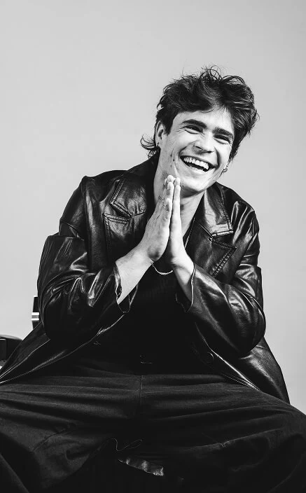 Founder Gašper Kunšek smiling invitingly.