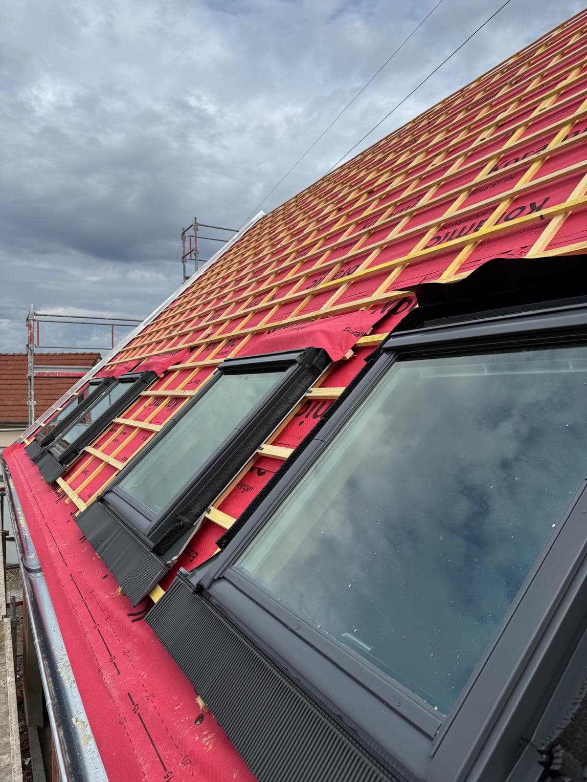 Rénovation de couverture toiture avec Velux à belfort