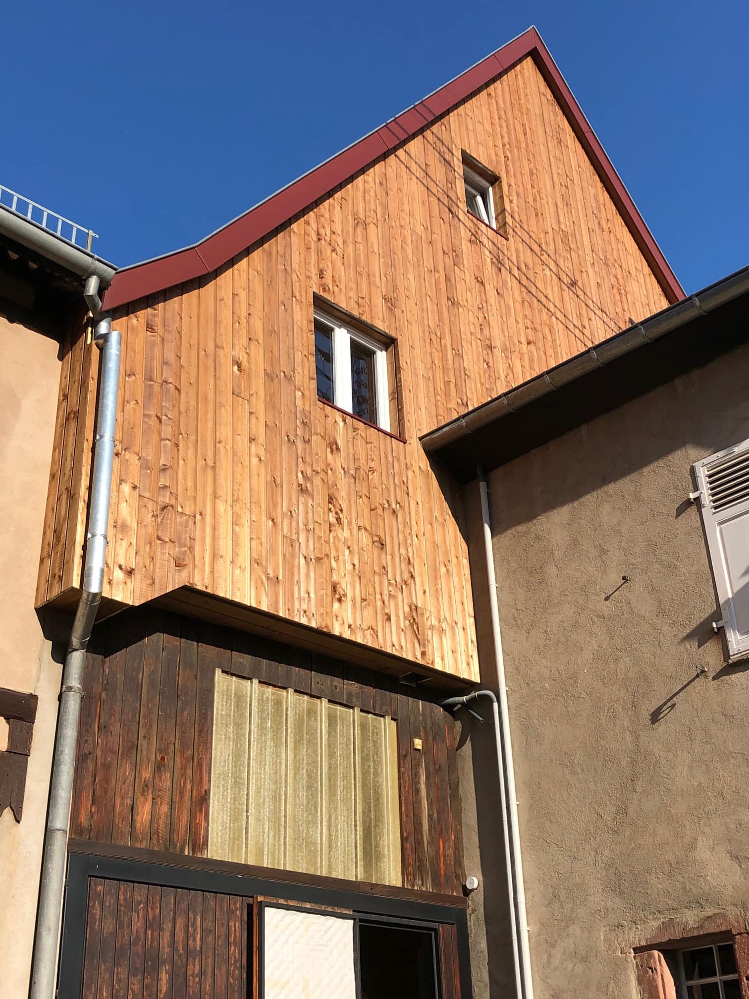 bardage en bois à belfort