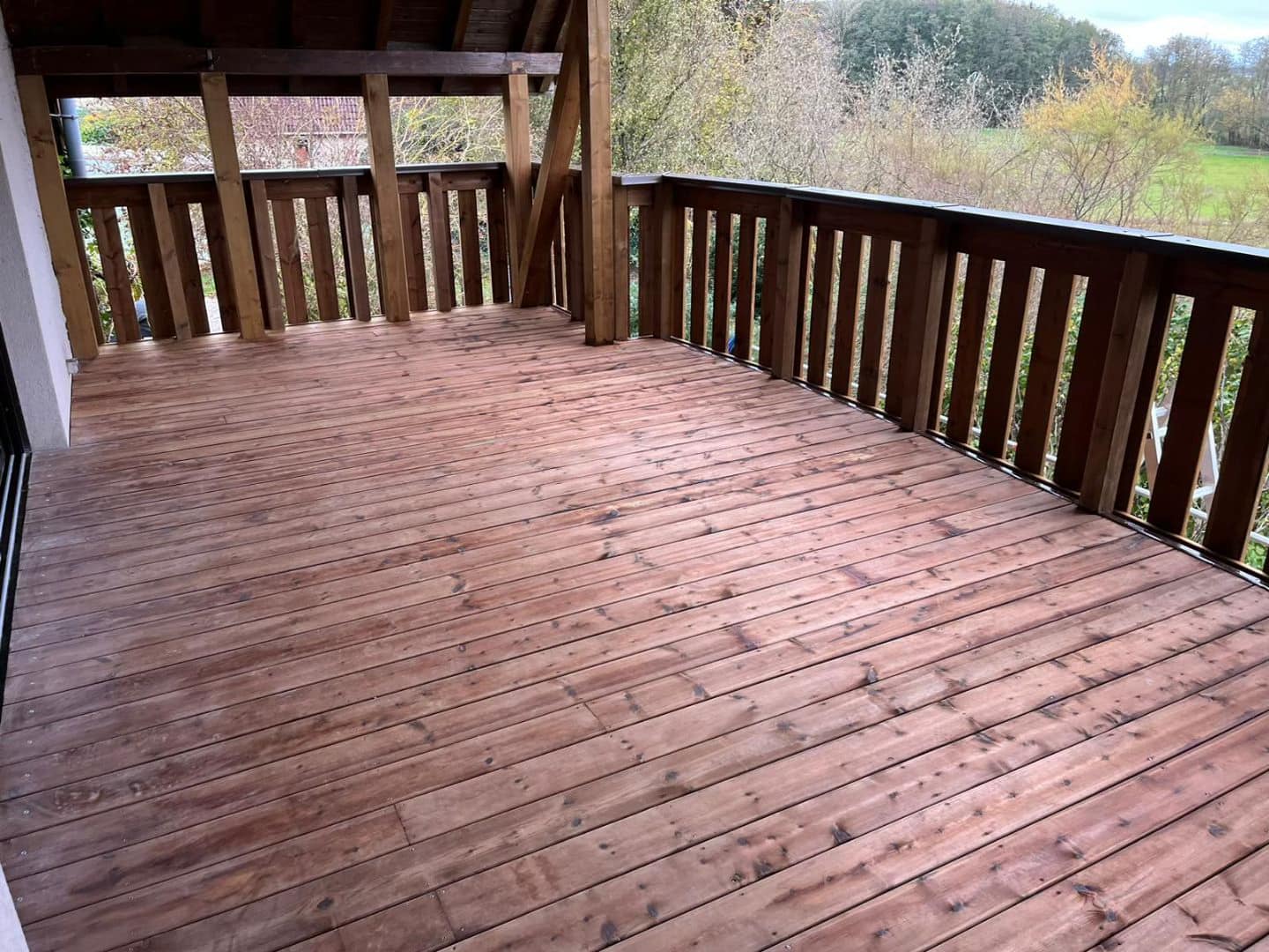 terrasse en bois maison selestat