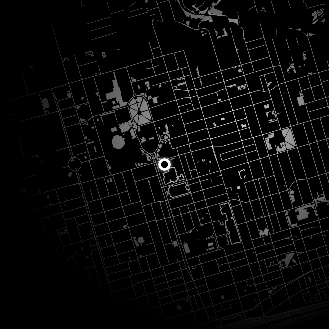 toronto map with location indicated