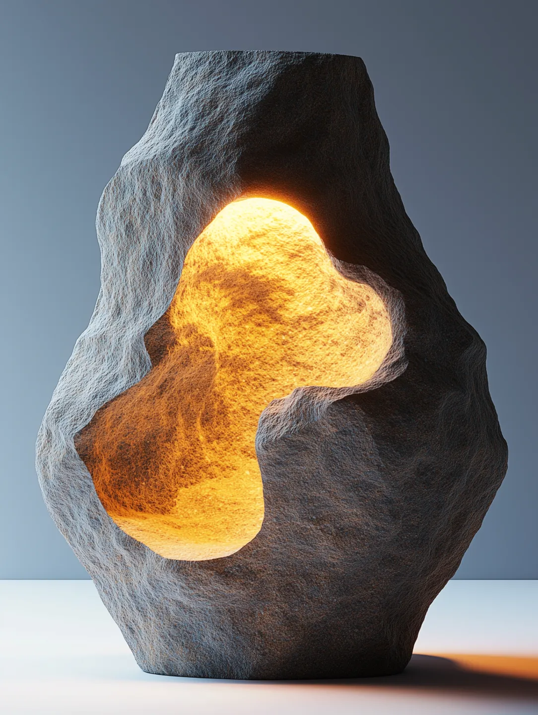 stone lamp