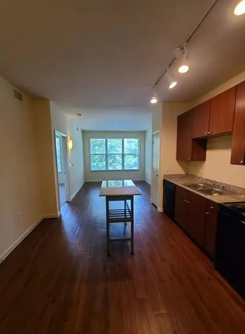 Cuisine d'un appartement T5 nettoyer  pour les agences immobilière qui cherche un service de nettoyage.