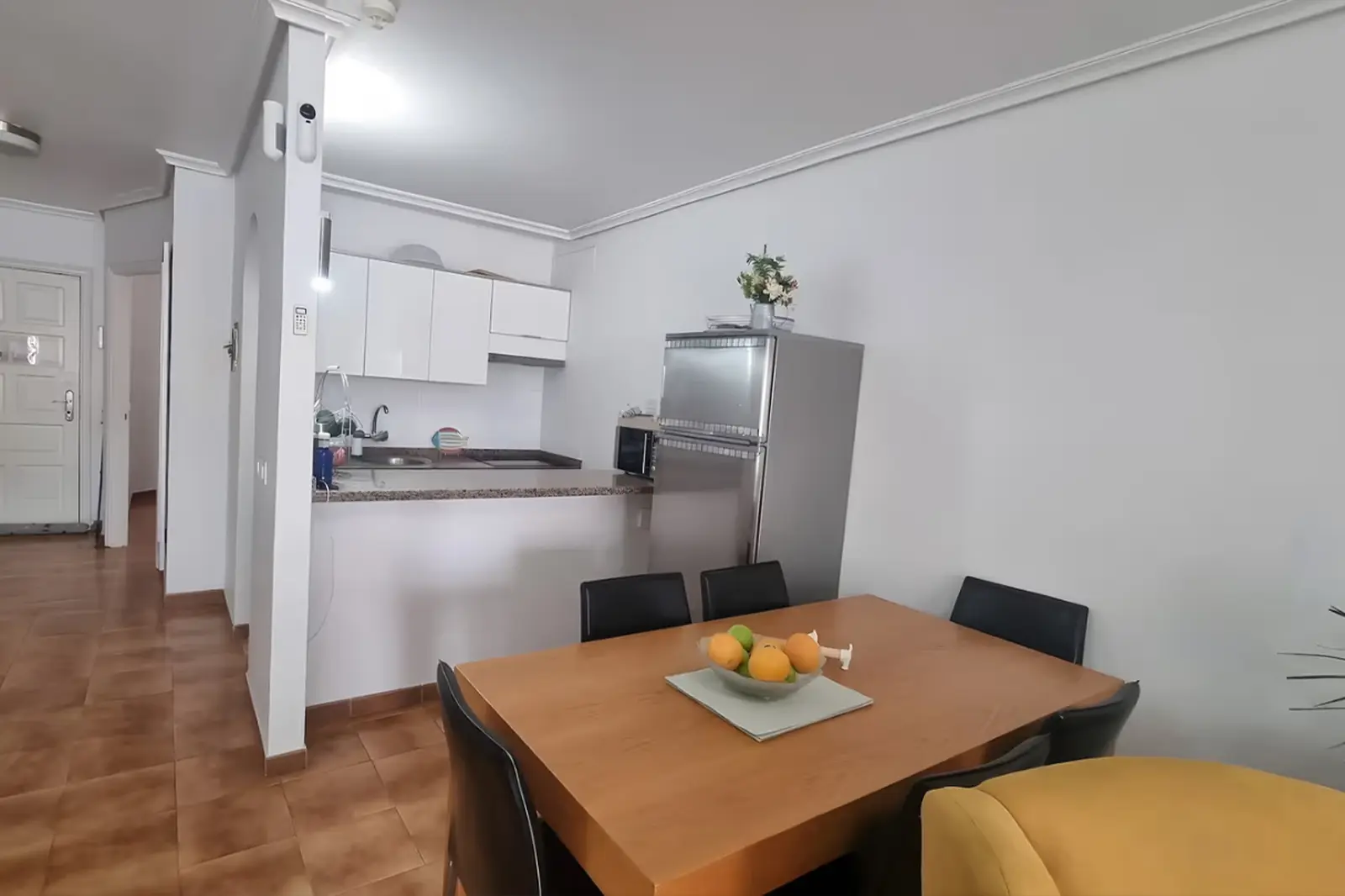 Küche und Esszimmer des Apartments