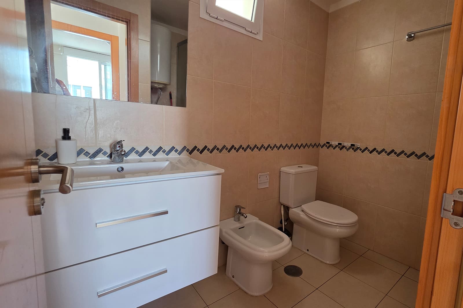 Badezimmer des Apartments