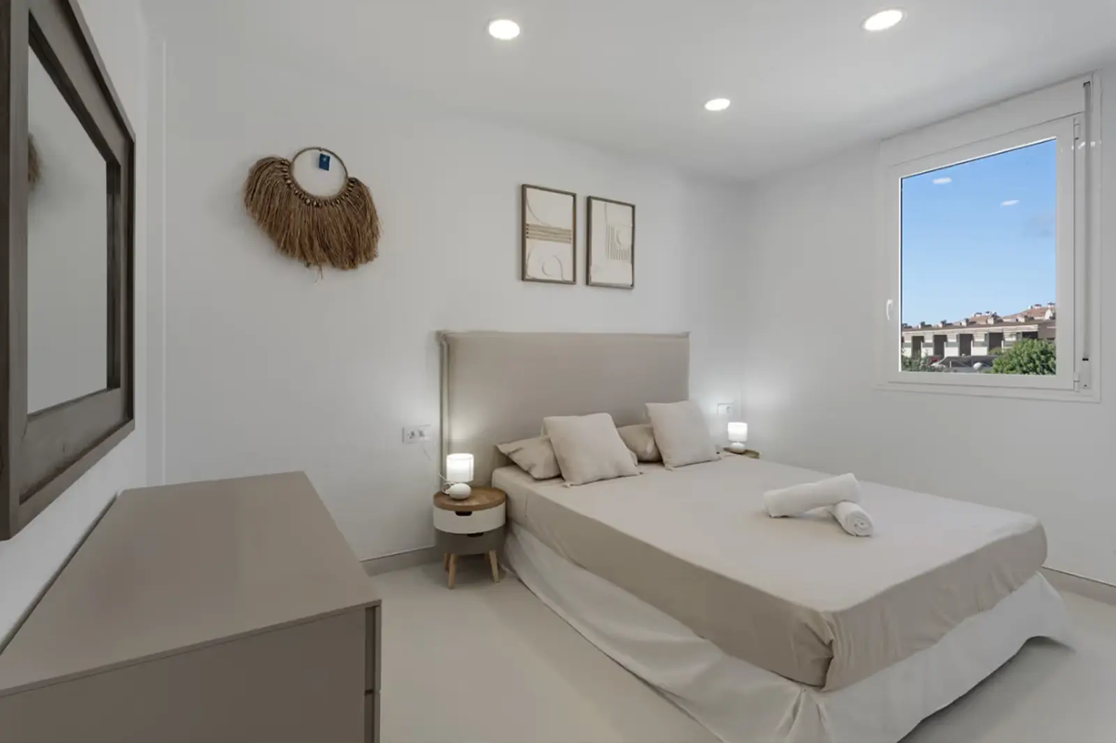 Schlafzimmer 1 der Villa Amarilla Golf