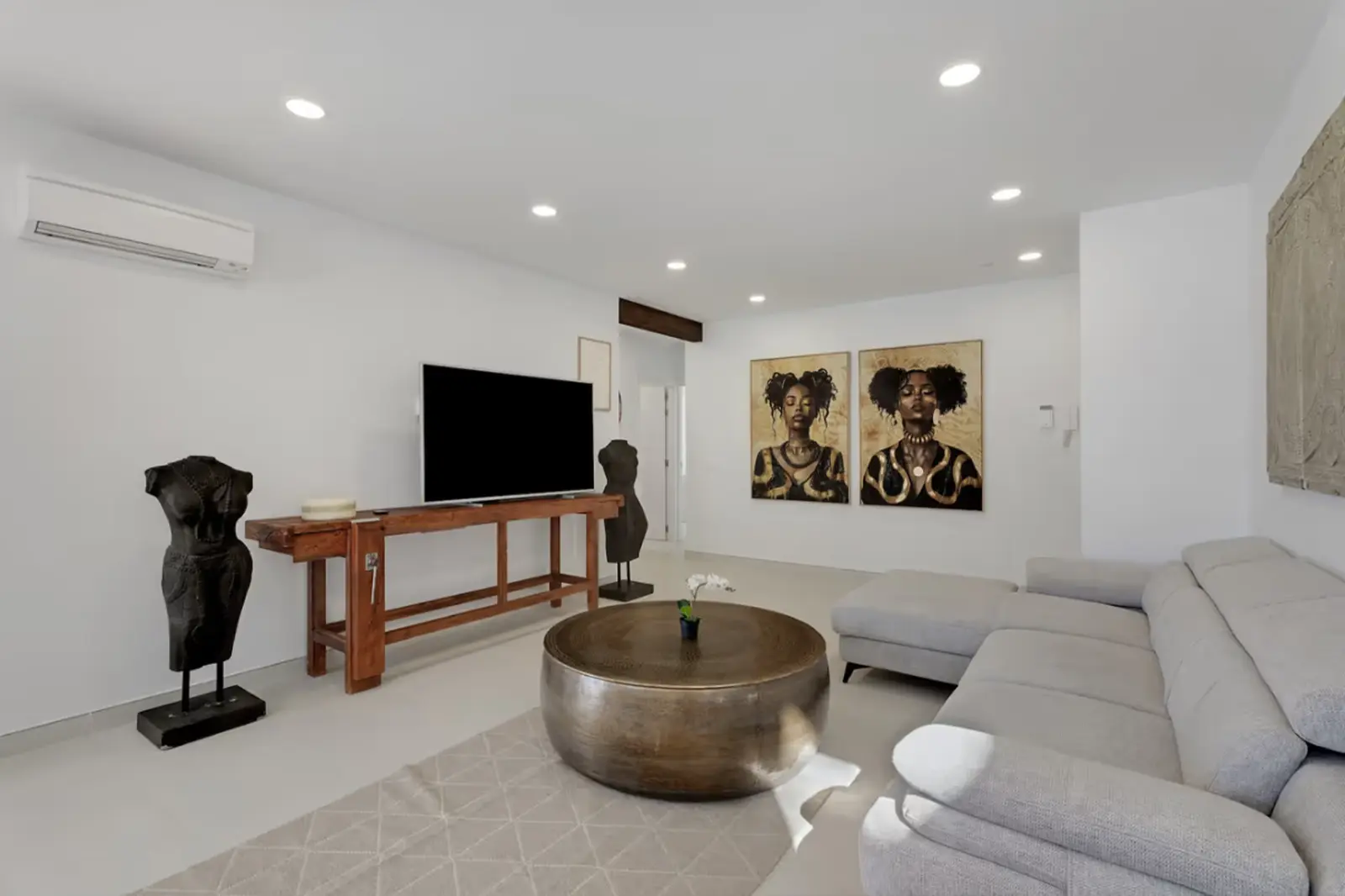 Wohnzimmer der Villa Amarilla Golf