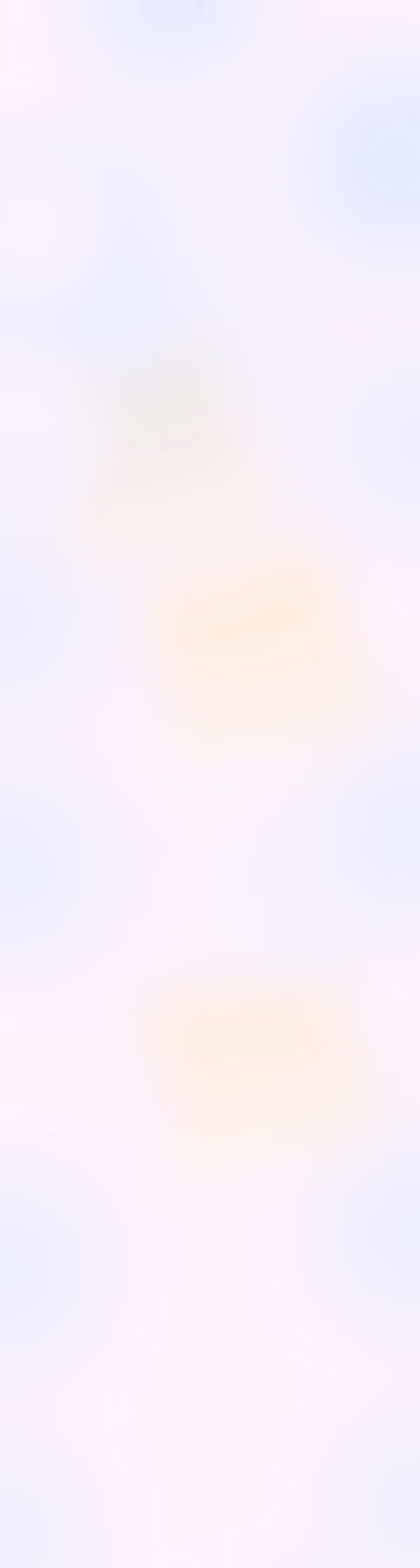 Home page white background with gradients colors.