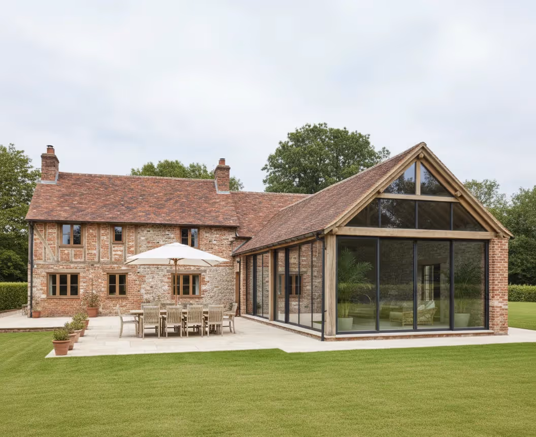 La ferme transformée et agrandie - APRES