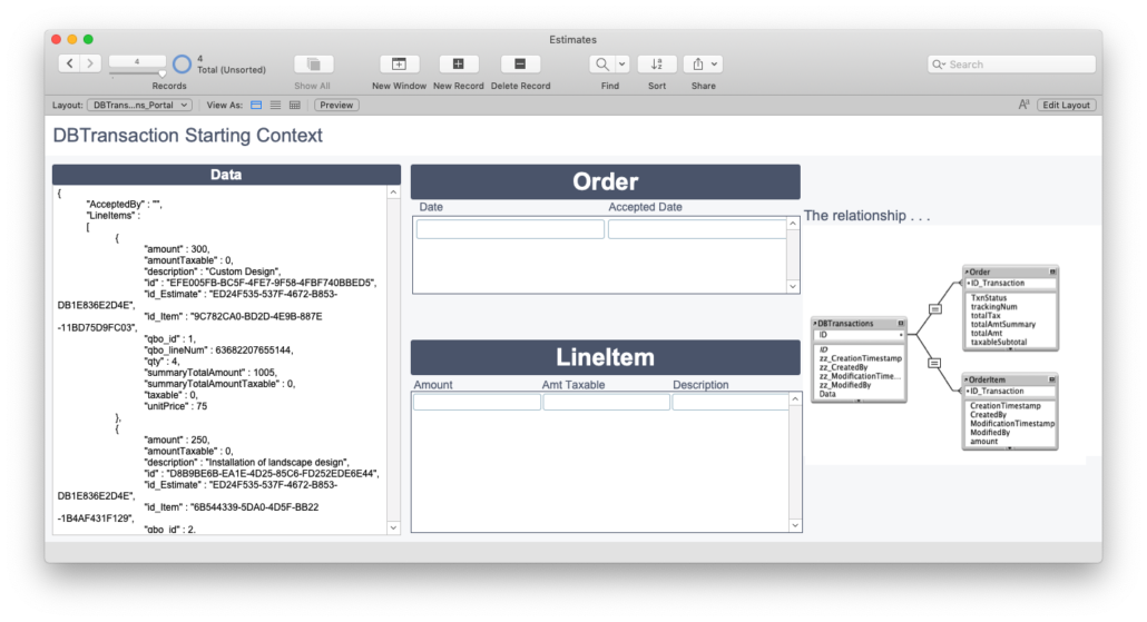 The FileMaker Transaction Process with Portals