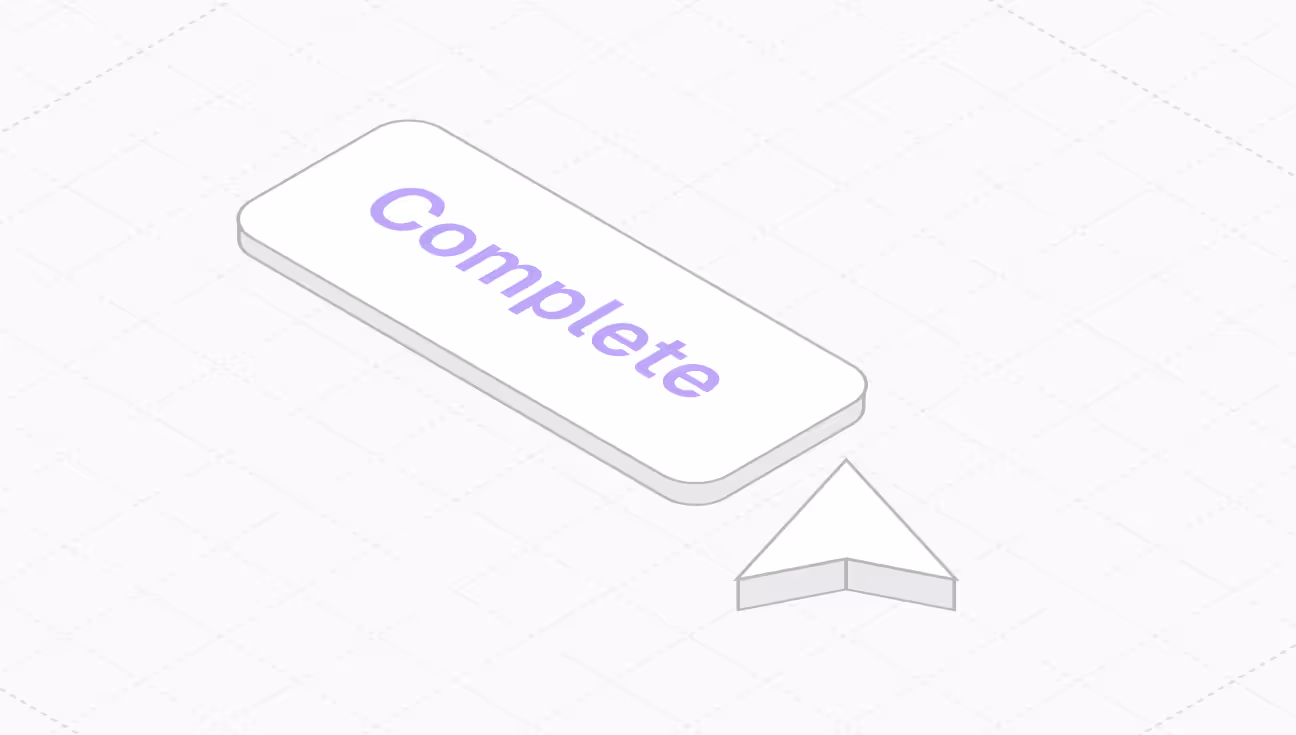 Three white circular platforms with outlined 3D cube icons, one larger in the center with a purple cube and four small circles around it, flanked by two smaller platforms with gray cubes.