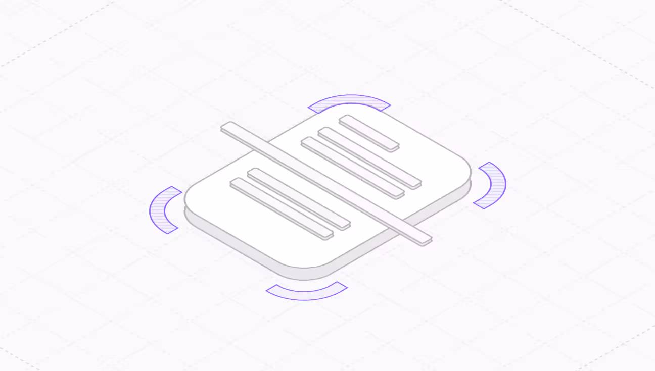 Three white circular platforms with outlined 3D cube icons, one larger in the center with a purple cube and four small circles around it, flanked by two smaller platforms with gray cubes.