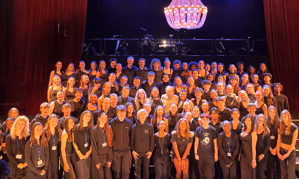 Andrew Lloyd Webber Celebrates BRIT School's Phantom Production 