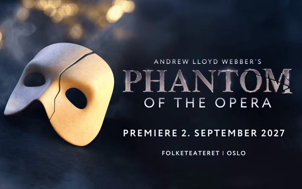 Andrew Lloyd Webber’s Phantom of the Opera Returns to Folketeateret in Autumn 2027