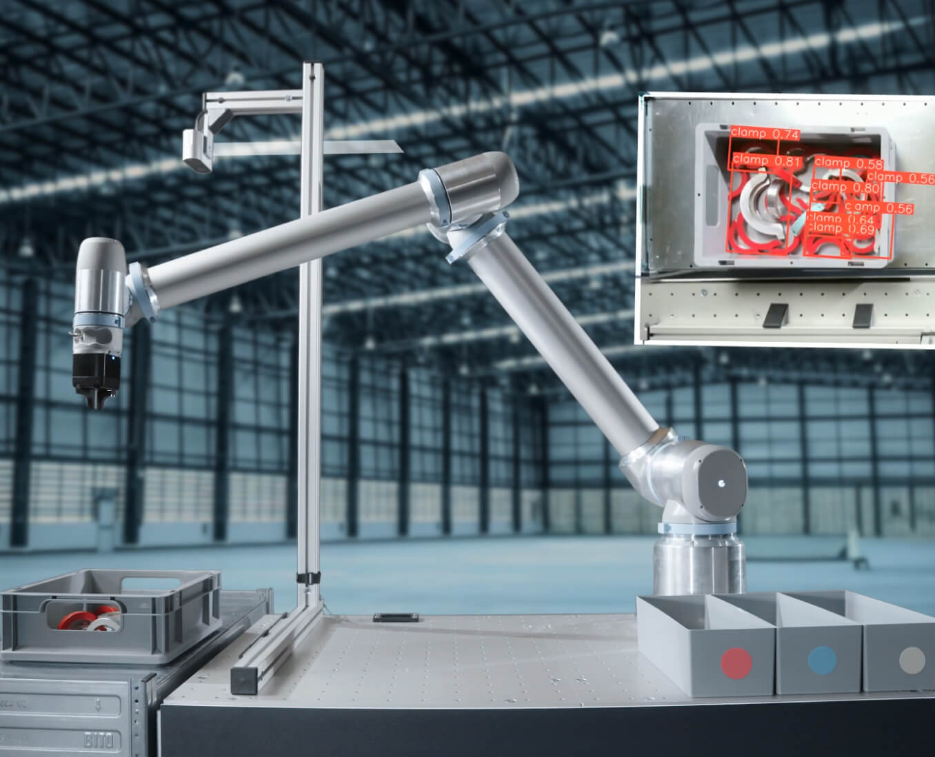 Vision powered RobCo robots