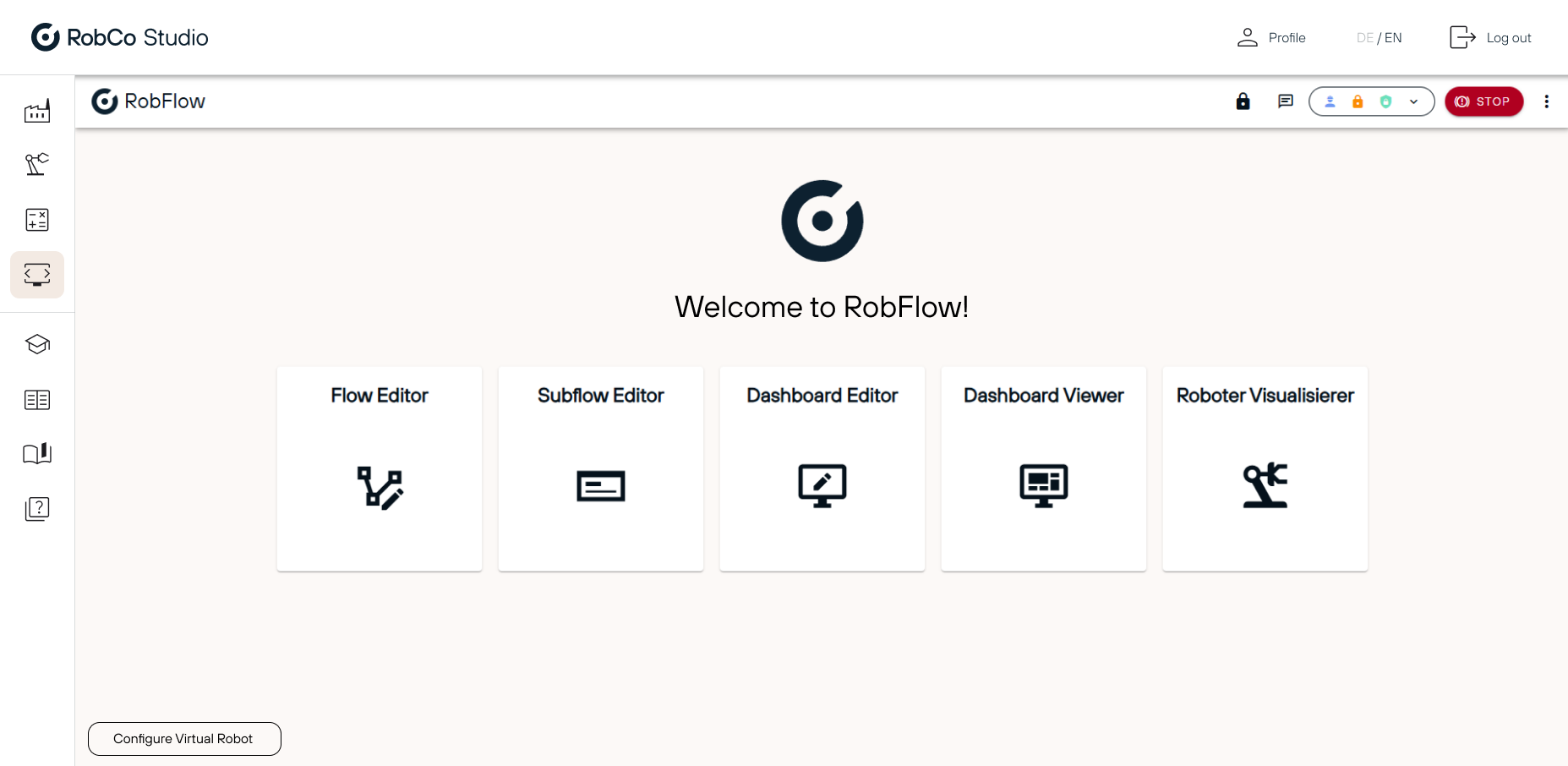 RobCo Studio RobFlow Editor