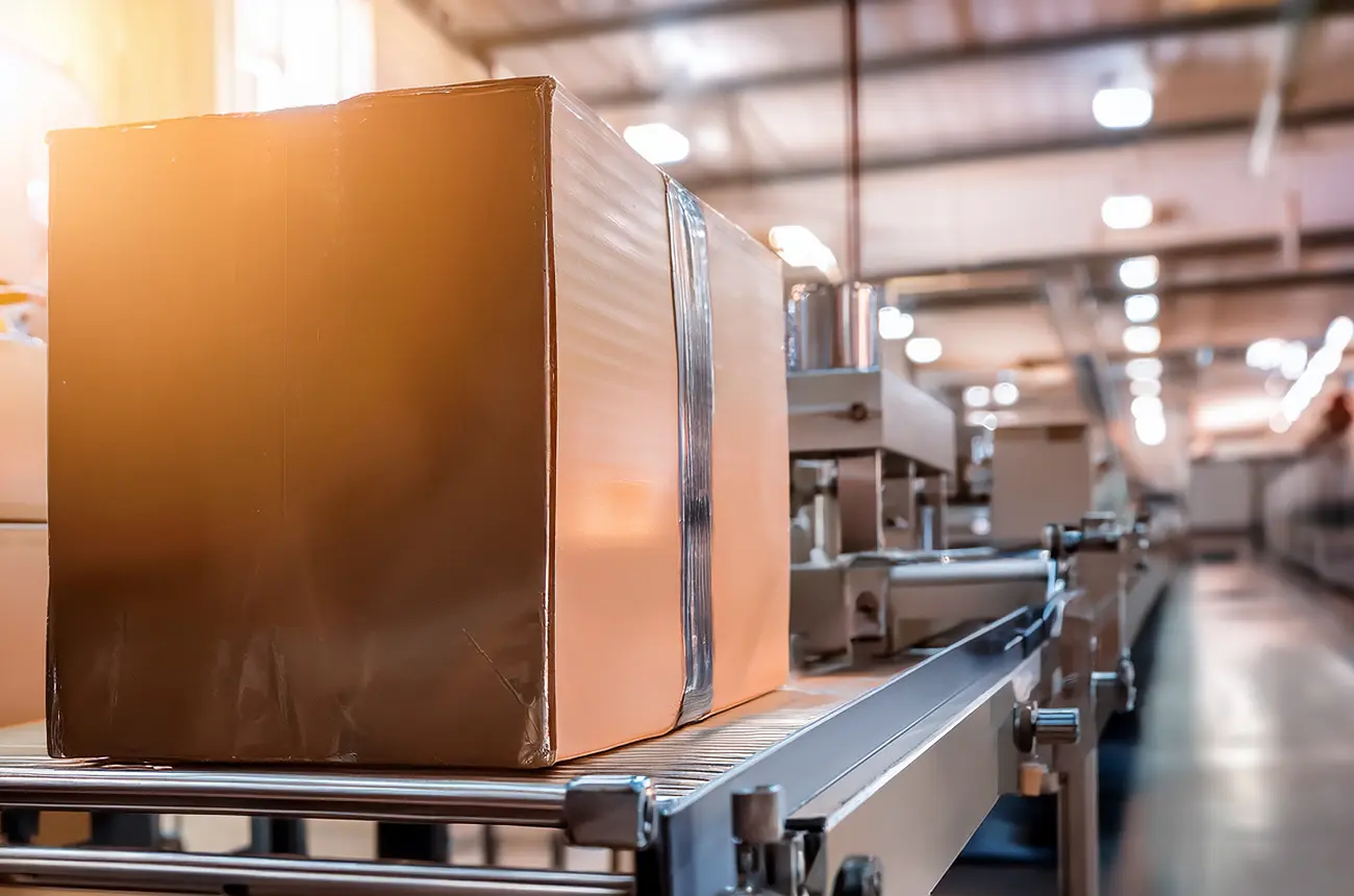 packaging into boxes