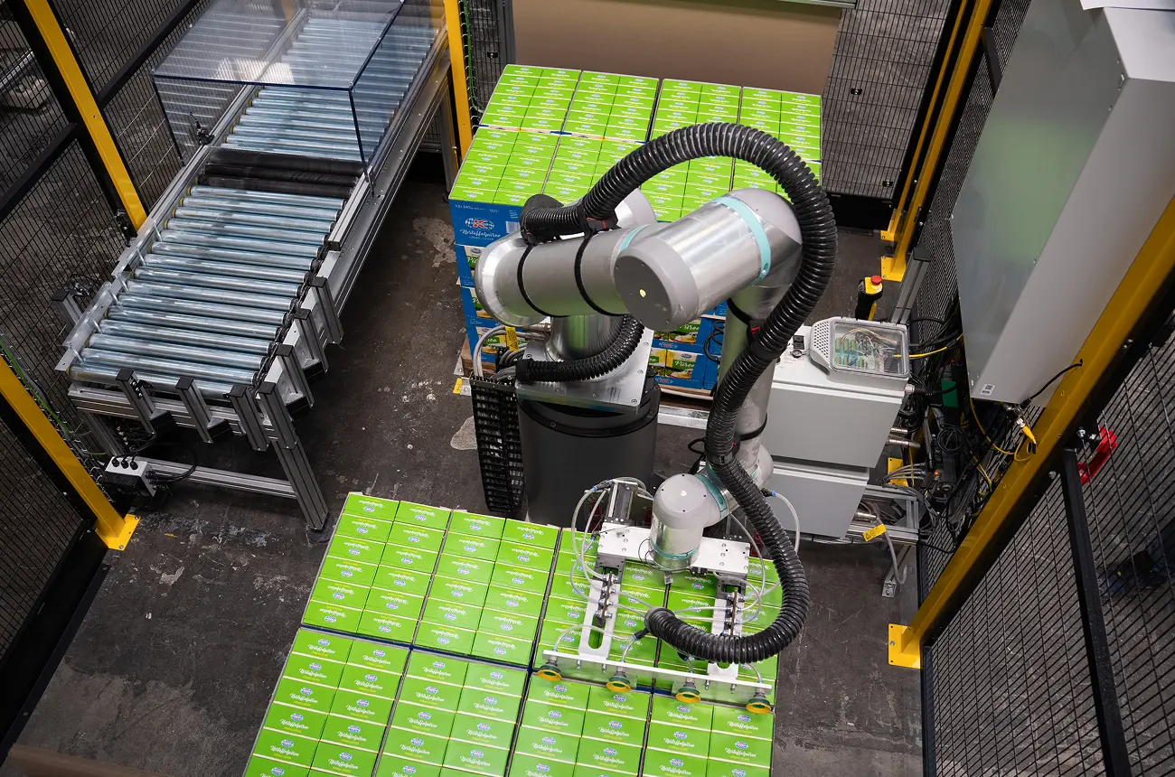 Referenz Erfolgsgeschichte: Palettierung bei Dr Willi Knoll GmbH