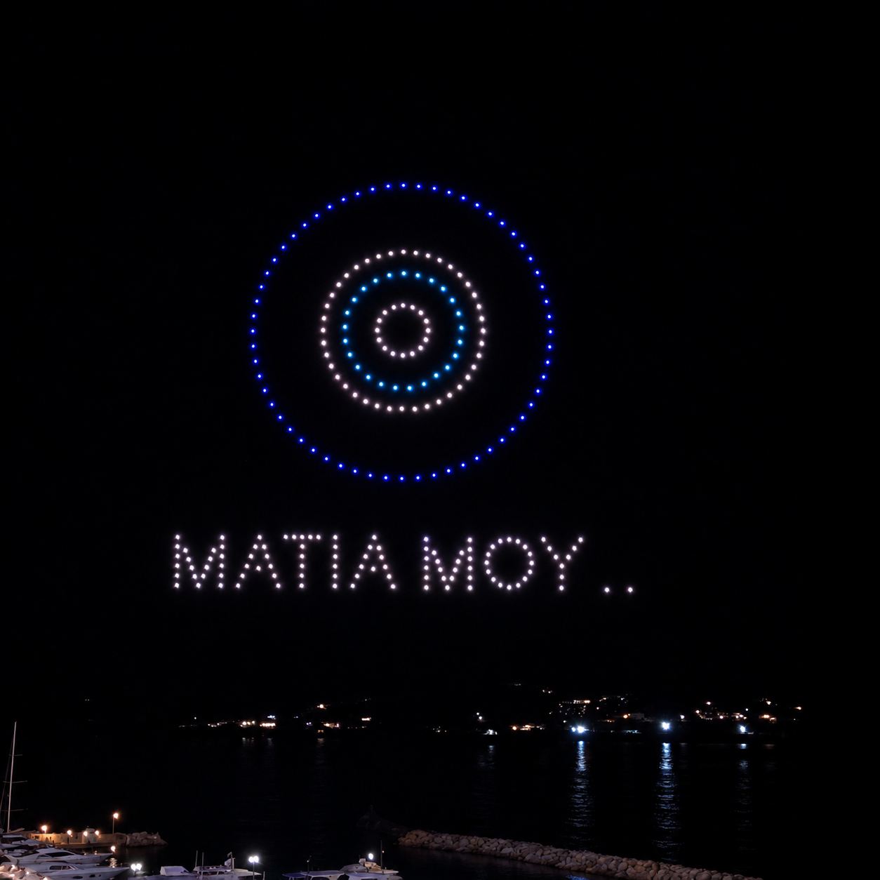 Axinos Naousa Paros drone show by Drônira, image 1 of 5
