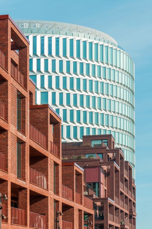 Architectural photography of Tip of Nordø in Nordhavn, Copenhagen