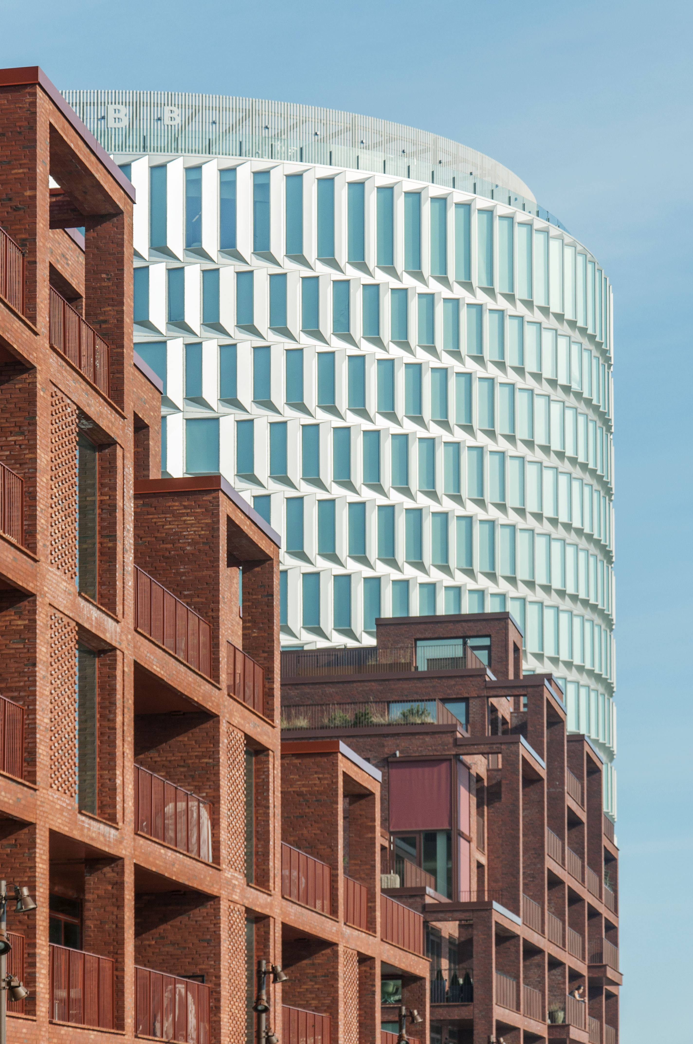 Architectural photography of Tip of Nordø in Nordhavn, Copenhagen