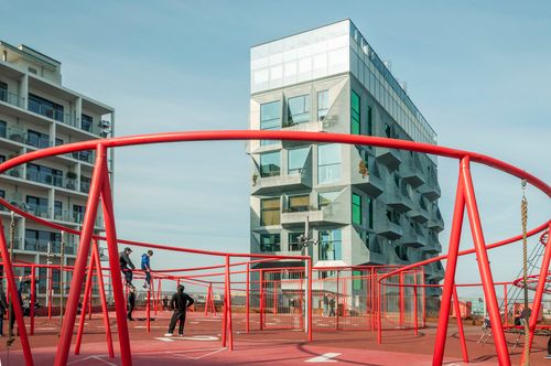 Architectural photography of Konditaget Lüders in Nordhavn, Copenhagen.