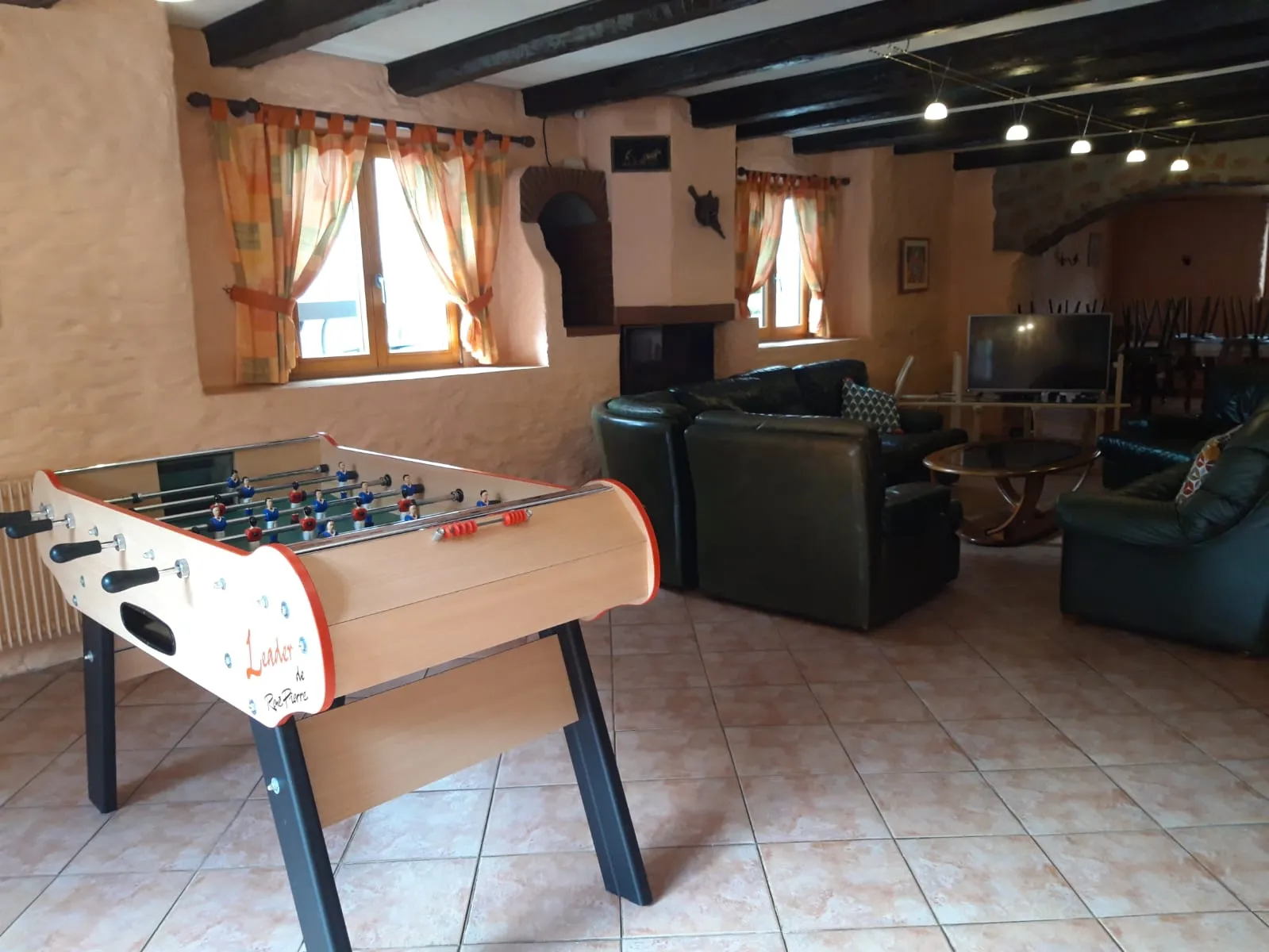 salon - gite des roses