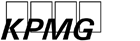 KPMG logo in black italic letters.