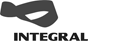 Integral company logo with abstract black shape above the word INTEGRAL.