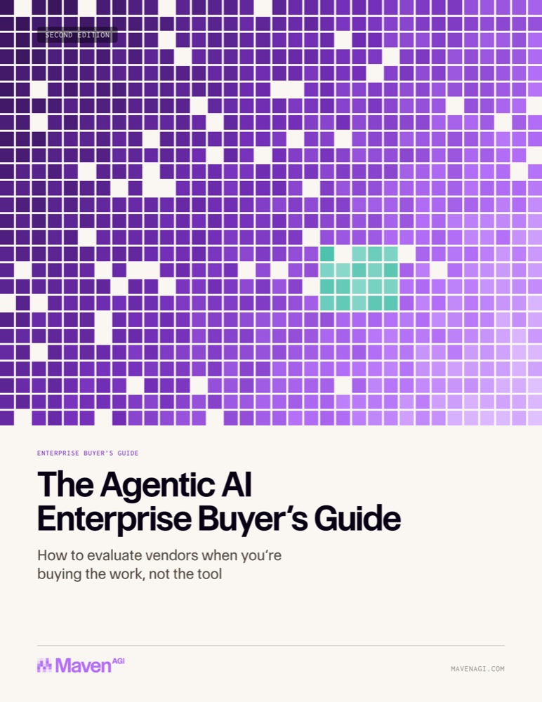 Cover of The Agentic AI Enterprise Buyer’s Guide, second edition