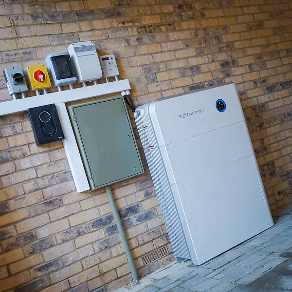 Installed solar battery storage in Huntingdon