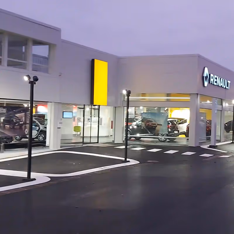 Réalisation de marquage parking par Mark n Park