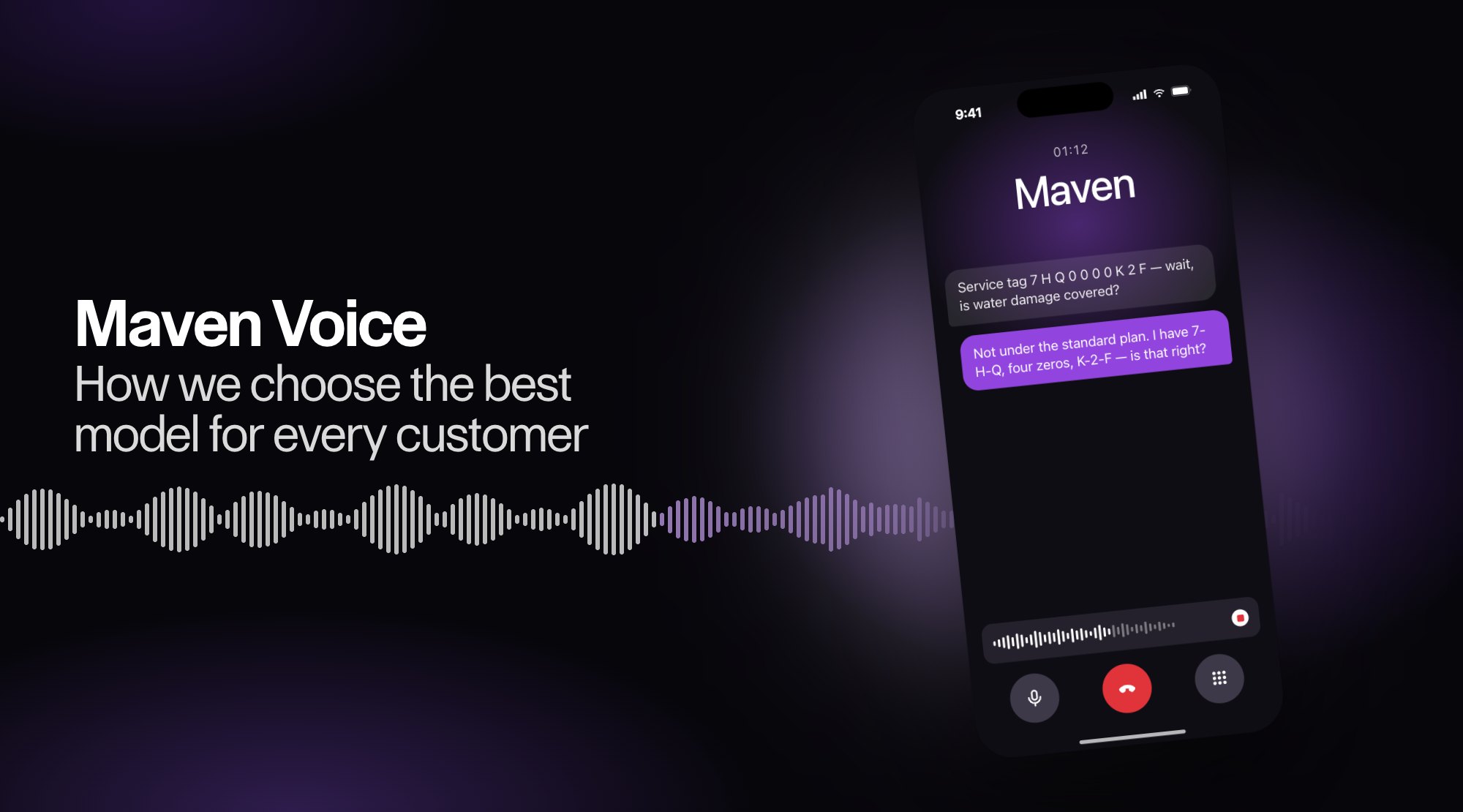 Maven Voice Arena results for OpenAI's GPT-Live-1 voice model on real enterprise phone calls
