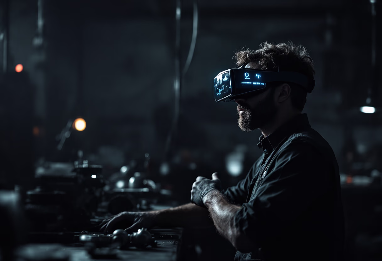 image of augmented reality service demonstration for automotive industry