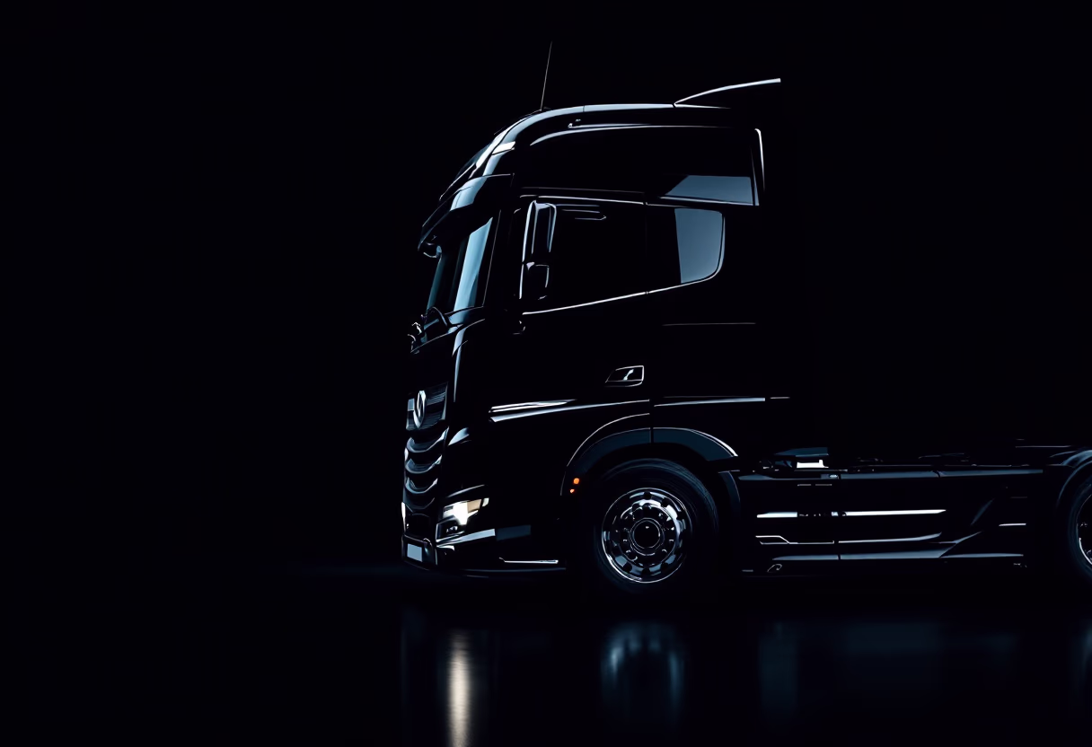 image of longhaul delivery truck
