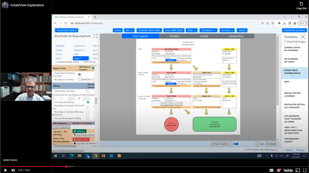 User interface screenshot of a video tutorial player.