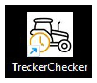 App-Symbol Trecker-Checker auf dem Desktop