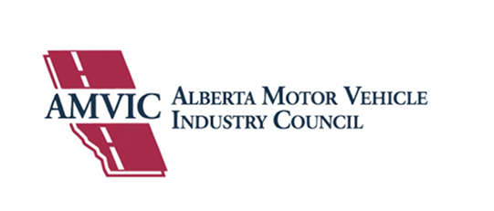 AMVIC logo – Alberta Motor Vehicle Industry Council regulatory organization.