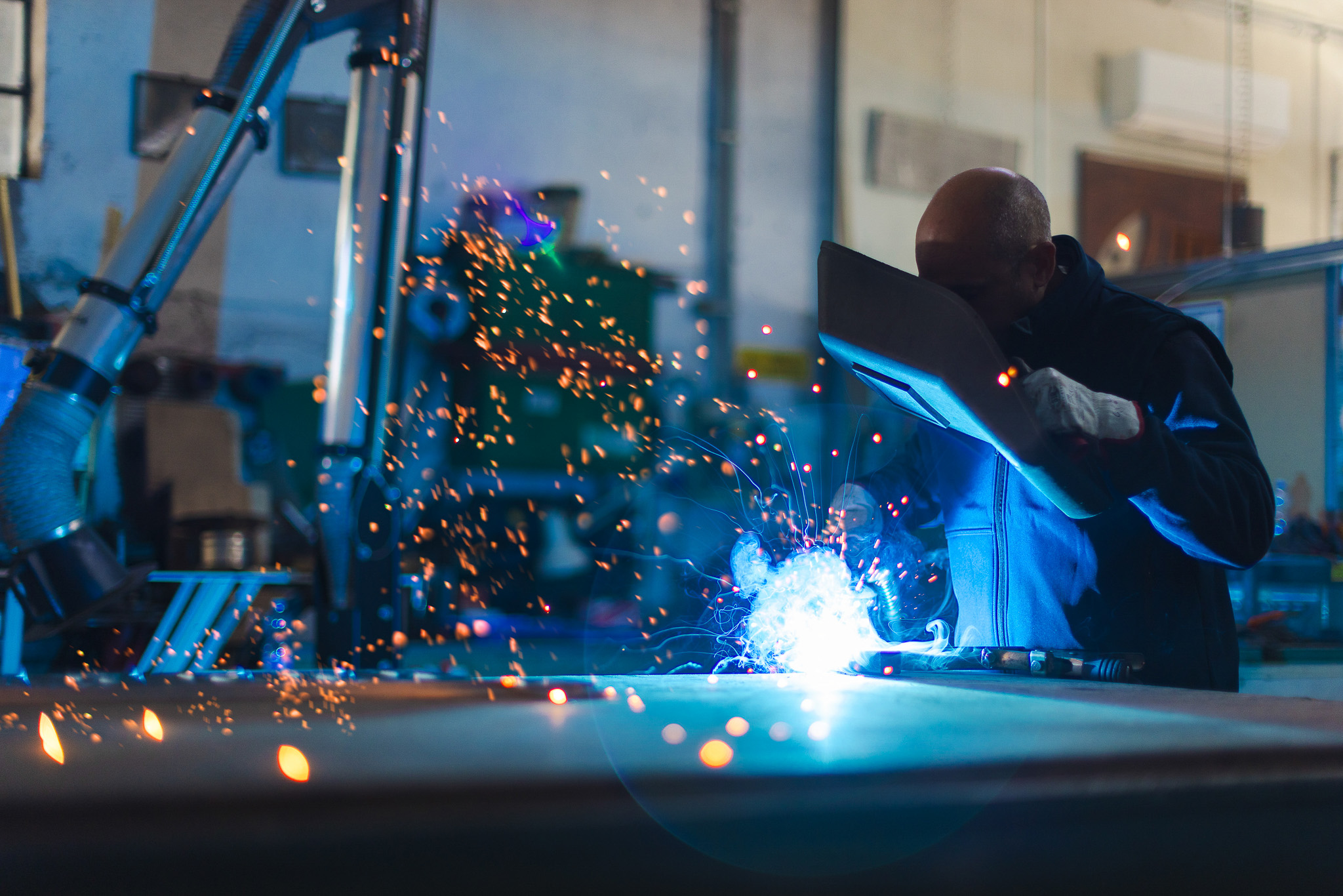 Saldatura carpenteria metallica F.lli Antonio Argiolas