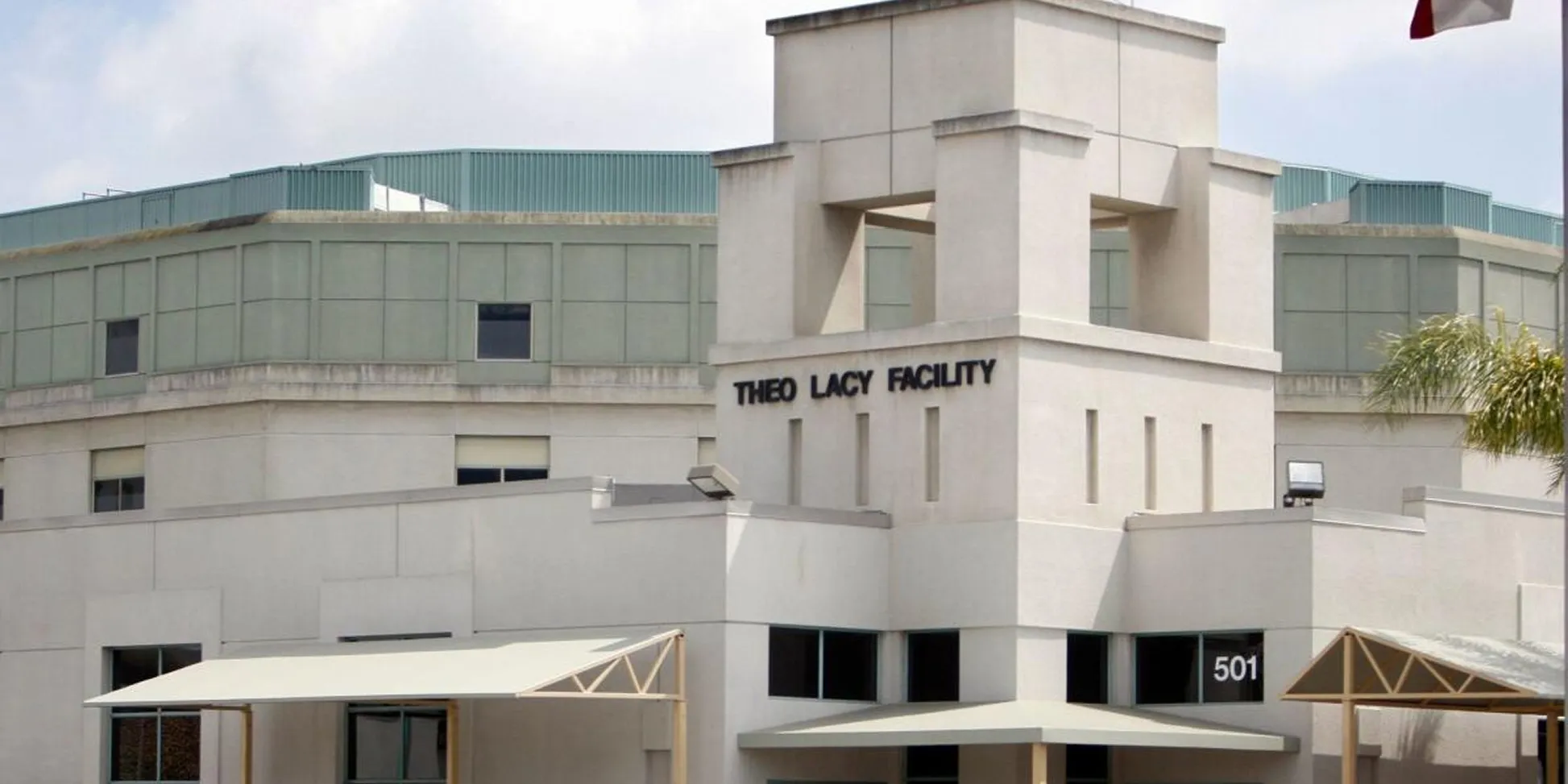 Theo Lacy Jail facility side view in Orange County, California.