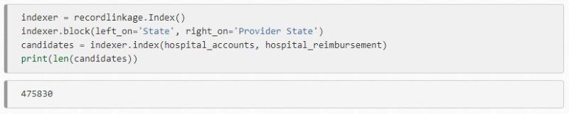 Run block to refine your comparison