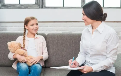 child receiving quality brain based counseling