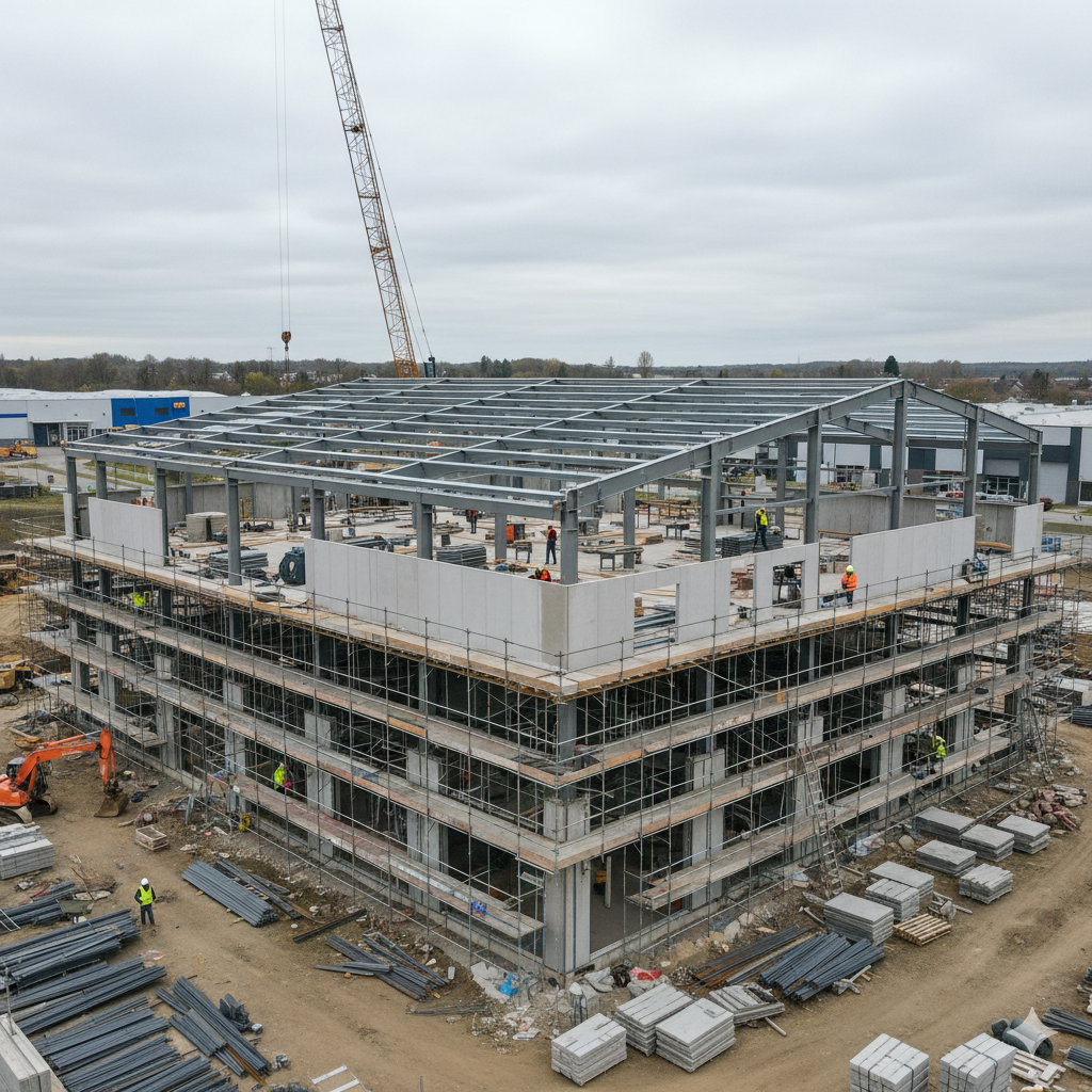 Industriehalle – Sanitär- und Heiztechnik