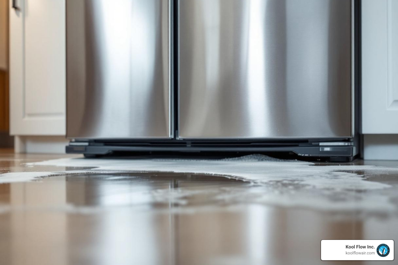 Infographic showing the top 5 signs your refrigerator needs professional repair: 1) Unusual or loud noises like buzzing or clicking, 2) Temperature inconsistencies or food spoiling quickly, 3) Water leaking or pooling around the unit, 4) Frost buildup or condensation inside, 5) Ice maker malfunctioning or not producing ice - refrigeration repair best in fort lauderdale, fl